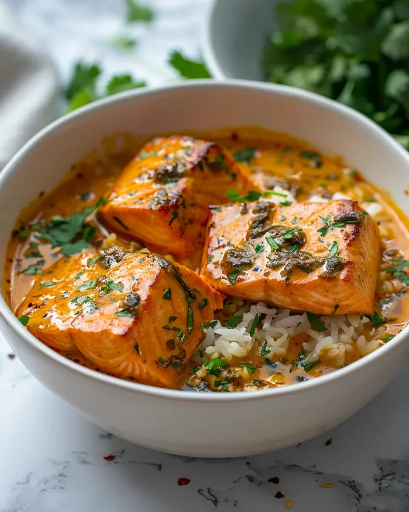 u6472731739 Vibrant bright high contrast vertical overhead ph cb3b241d 7525 4626 96e8 c14697635a10 2 Creamy Coconut Salmon Curry