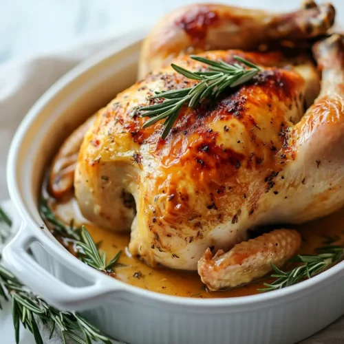 u6472731739 Whole roasted chicken sitting in creamy golden gr 96bbba64 a8f3 439e 8da5 c227e251d0d0 3 Homestyle Chicken and Gravy Recipe