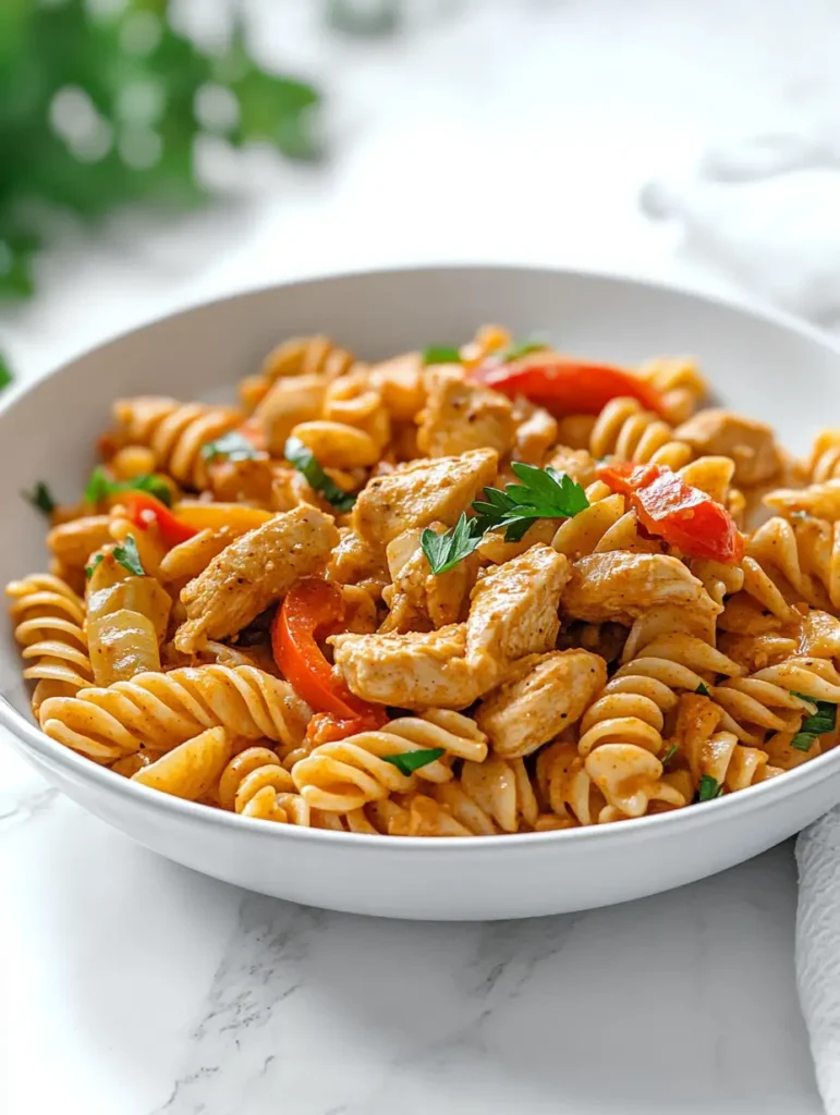 u6472731739 a bowl of cajun chicken pasta served on a white p cbcaba01 c144 4b36 b5c3 c2ae83a71a6d 2 Easy Creamy Cajun Chicken Pasta