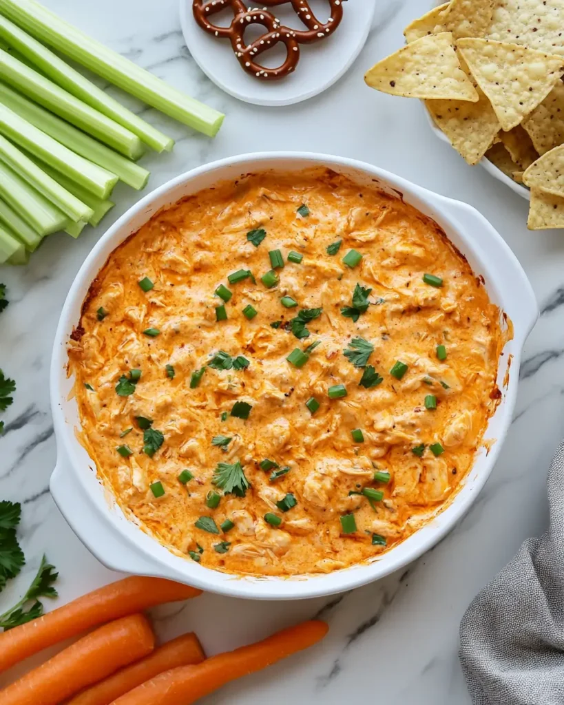 u6472731739 buffalo chicken dip served hot in white dish surr 988dccf5 6f3c 40ea b7ac 1e43ef9ed003 2 1 Buffalo Chicken Dip Magic with Frank’s RedHot