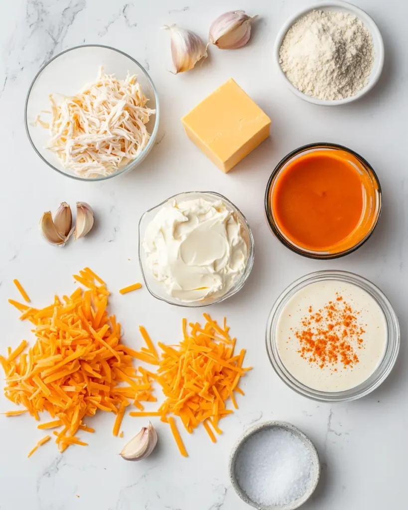 u6472731739 individual ingredients for buffalo chicken dip la 05173ca9 7ab8 45bd 9ac6 5e8615935234 2 Crock Pot Buffalo Chicken Dip That Melts in Your Mouth