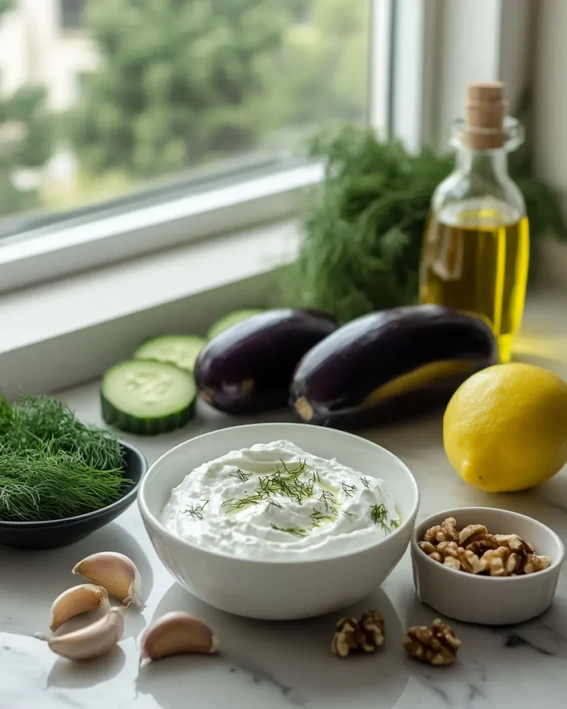 u6472731739 ingredients for Greek dips Greek yogurt cucumber e8af6ba5 9b78 4d81 bf1c 25b6f24d9903 1 Greek Dip Recipes That Belong on Every Appetizer Table