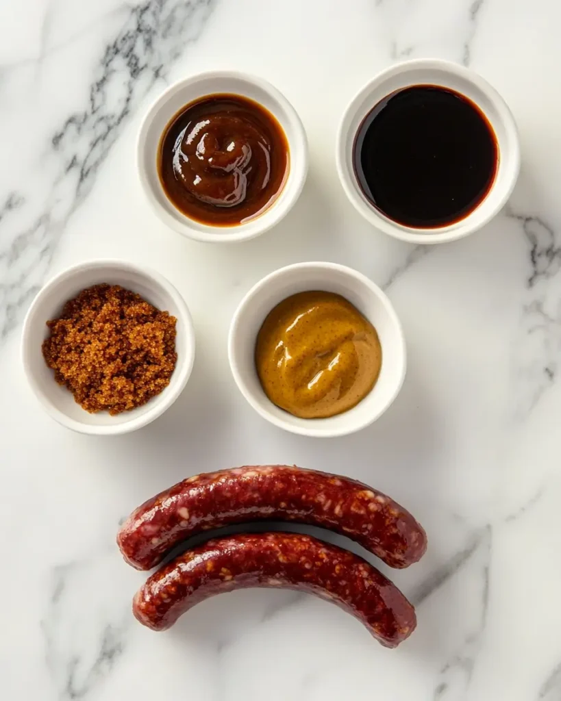 u6472731739 minimal kitchen with white marble countertops nat 5265f2d6 a259 4655 80f2 1ca854755e78 3 BBQ Sausage Bites (Only 4 Ingredients!)