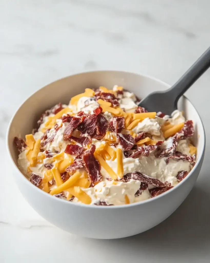u6472731739 mixing cream cheese cheddar bacon and dried beef 1820603a 4ac6 4f49 91f6 0a3fd3c5edab 0 Beef Bacon Cheese Ball