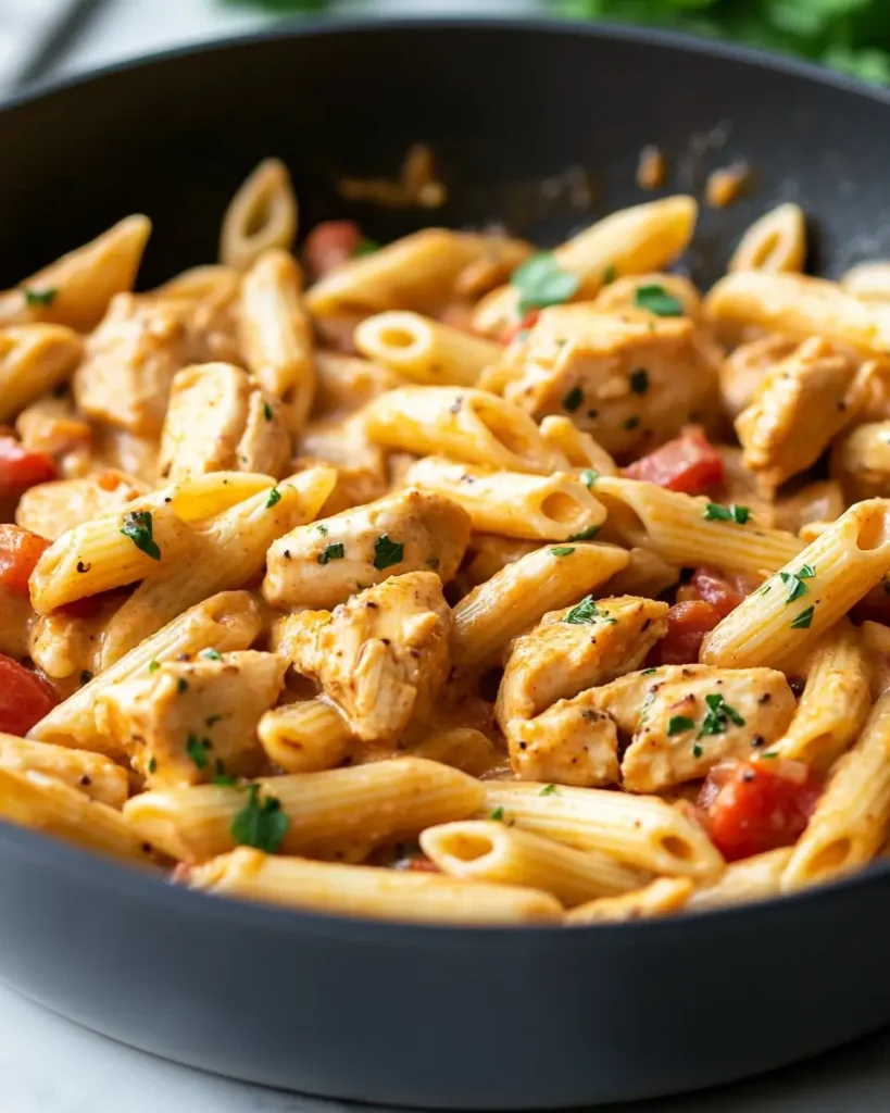 u6472731739 penne pasta coated in creamy Cajun sauce being st 38d3bdf4 beec 4338 a263 1b7c339d4577 2 Easy Creamy Cajun Chicken Pasta