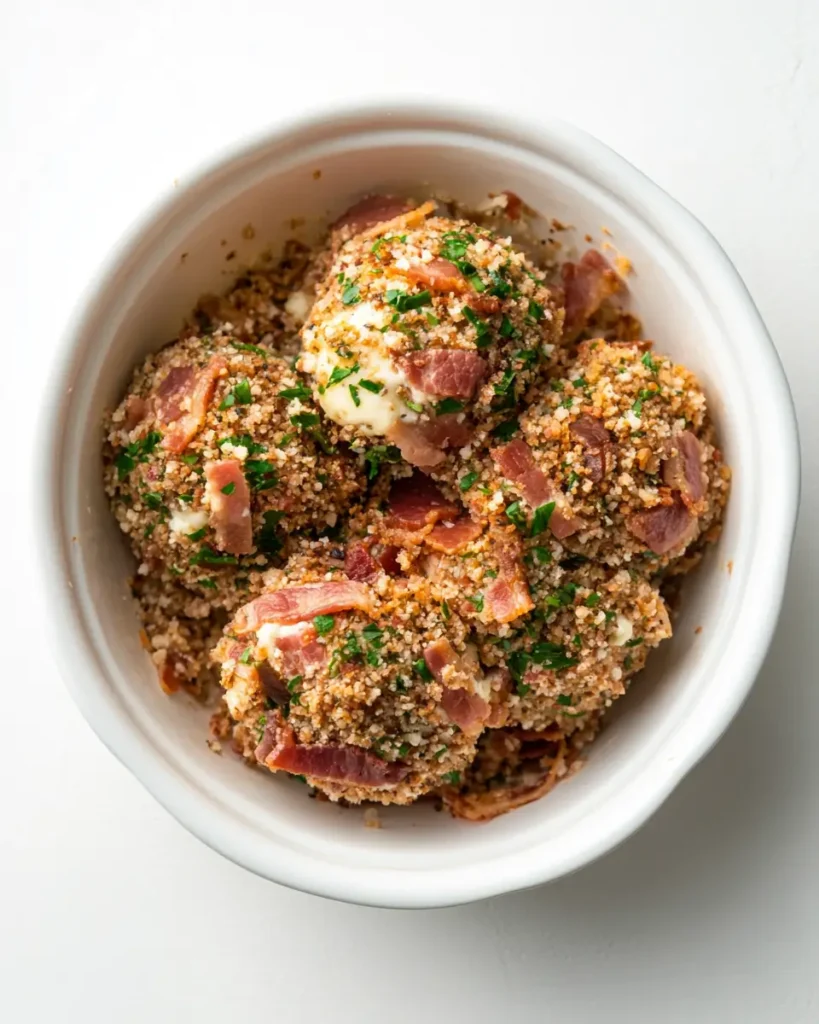 u6472731739 rolling cheese ball in chopped bacon and beef coa 60ca4d2d 4bfb 4fe2 a274 75df97146026 1 Beef Bacon Cheese Ball
