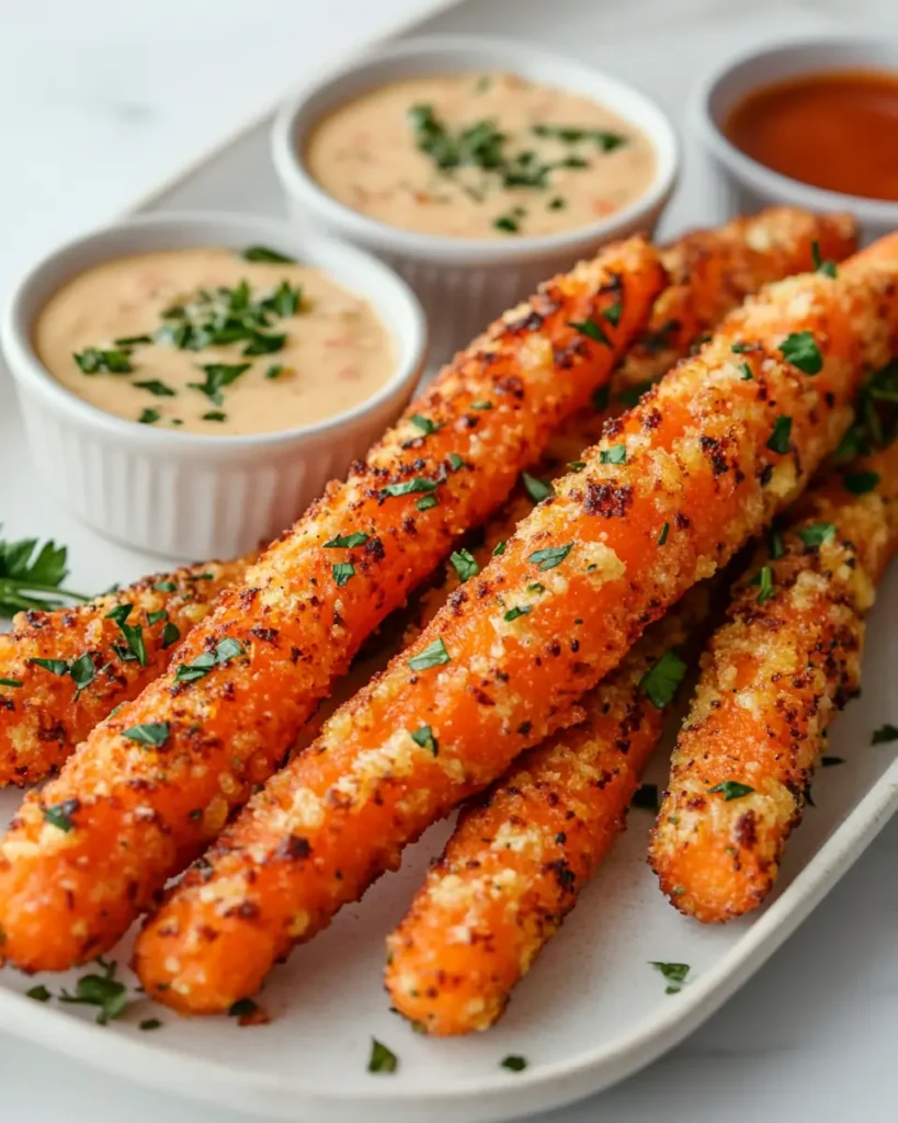 0 0 2 2 Crispy Parmesan Ranch Smashed Carrots