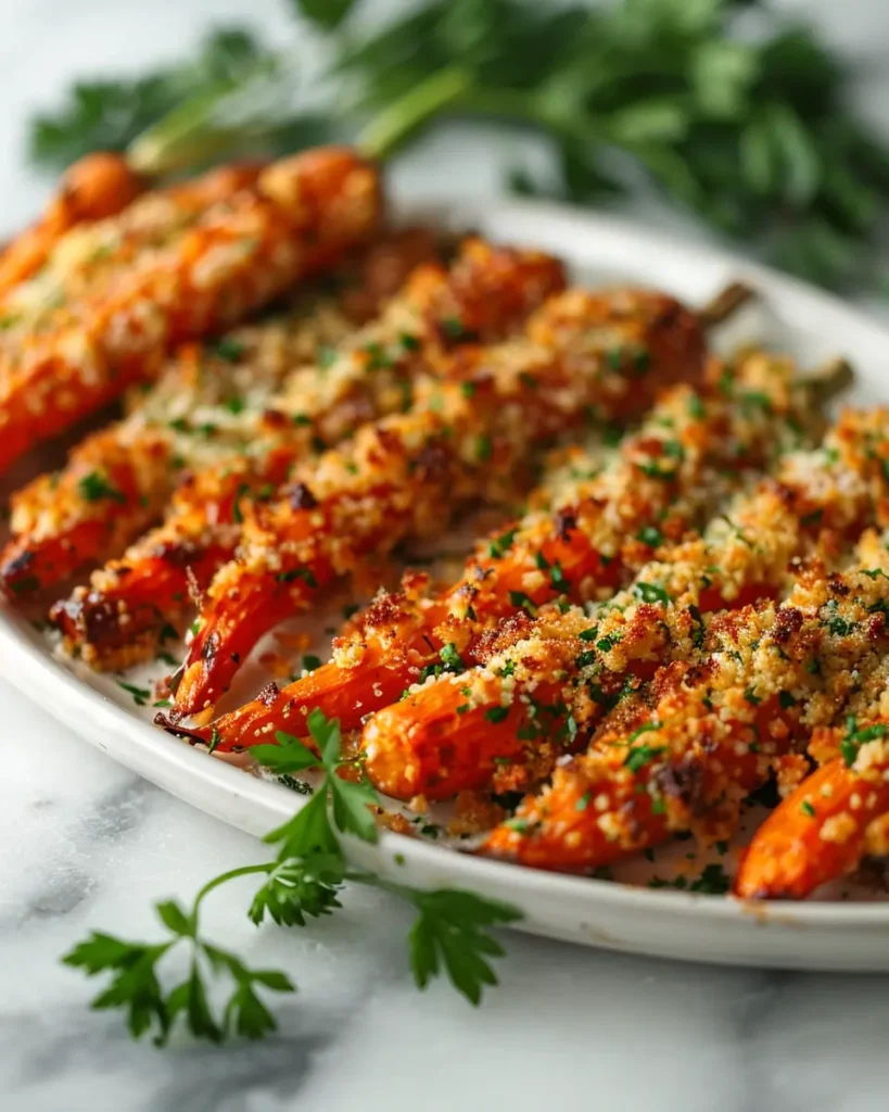 0 3 Crispy Parmesan Ranch Smashed Carrots