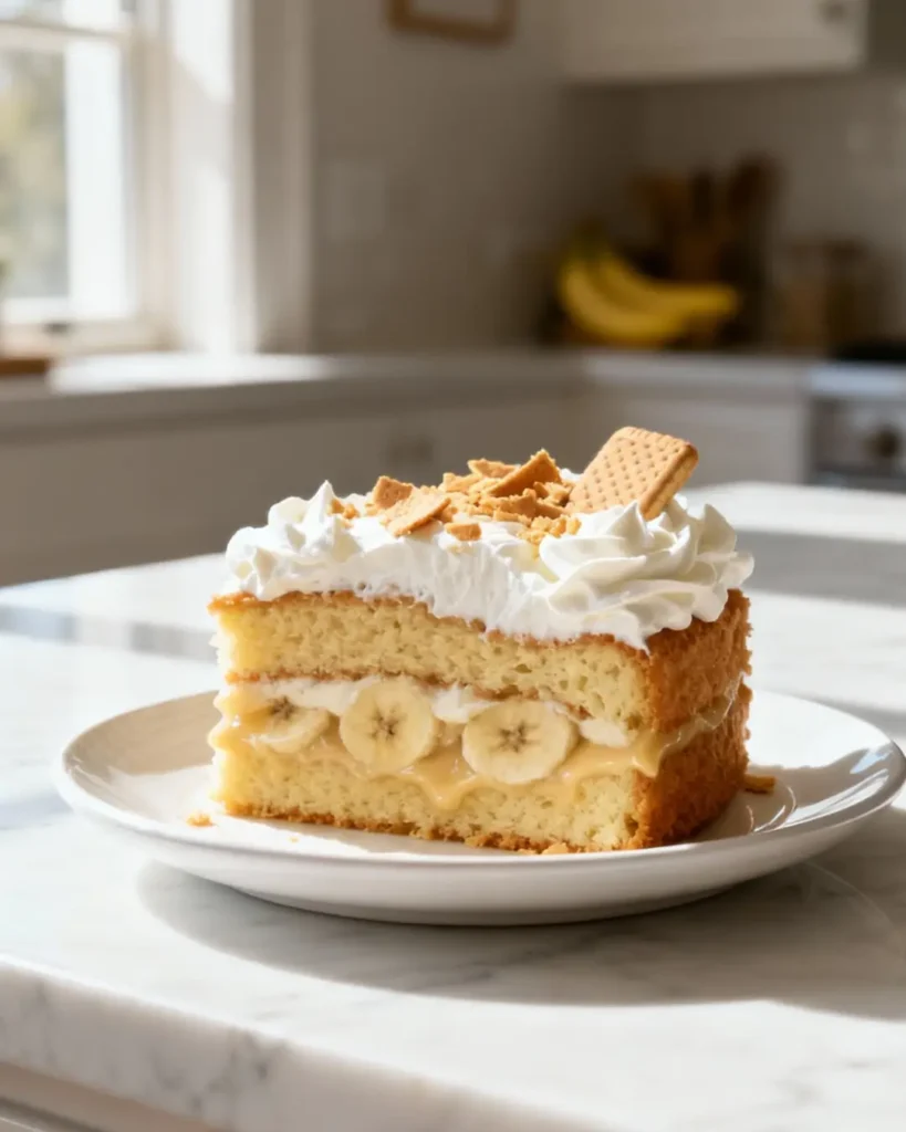 1 Banana Pudding Cake with Vanilla
