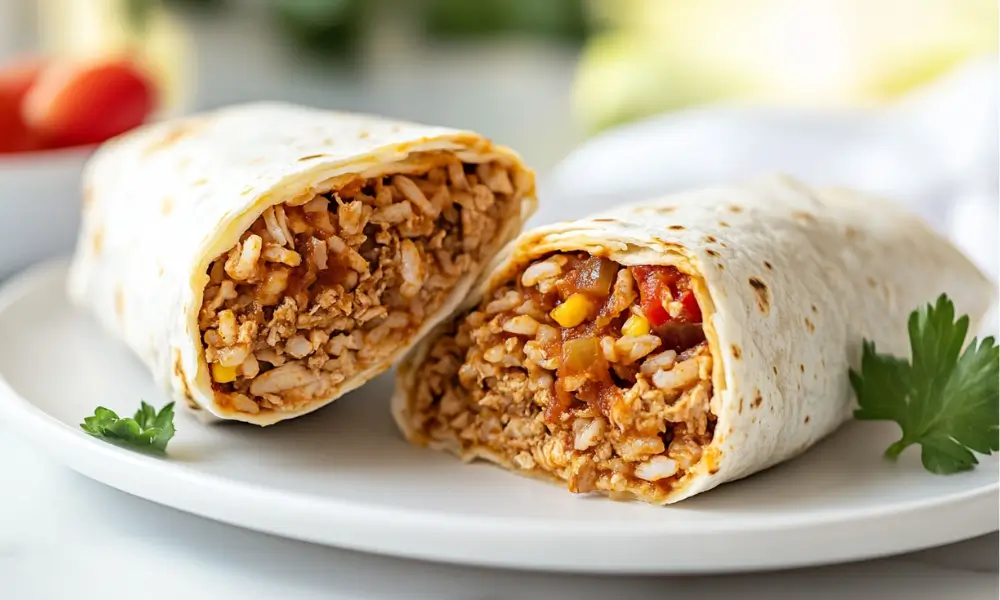 4 1 Ground Chicken and Rice Burritos