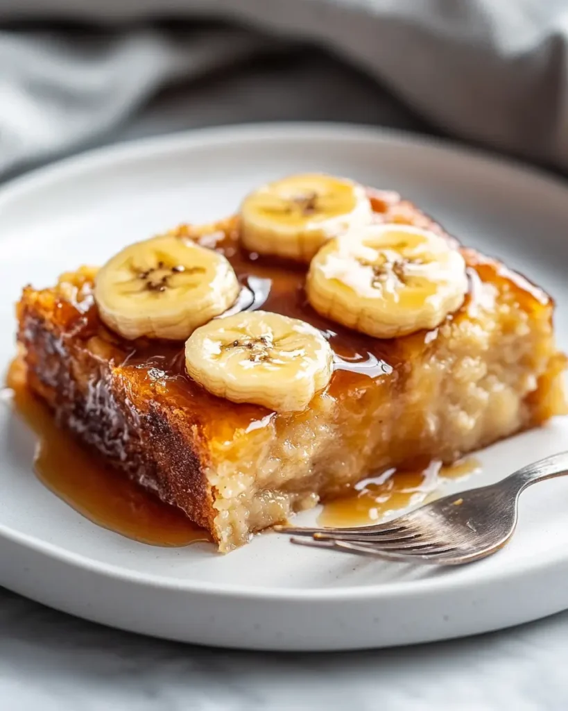 Banana Bread Pudding with Caramel Sauce 3 Banana Bread Pudding with Caramel Sauce