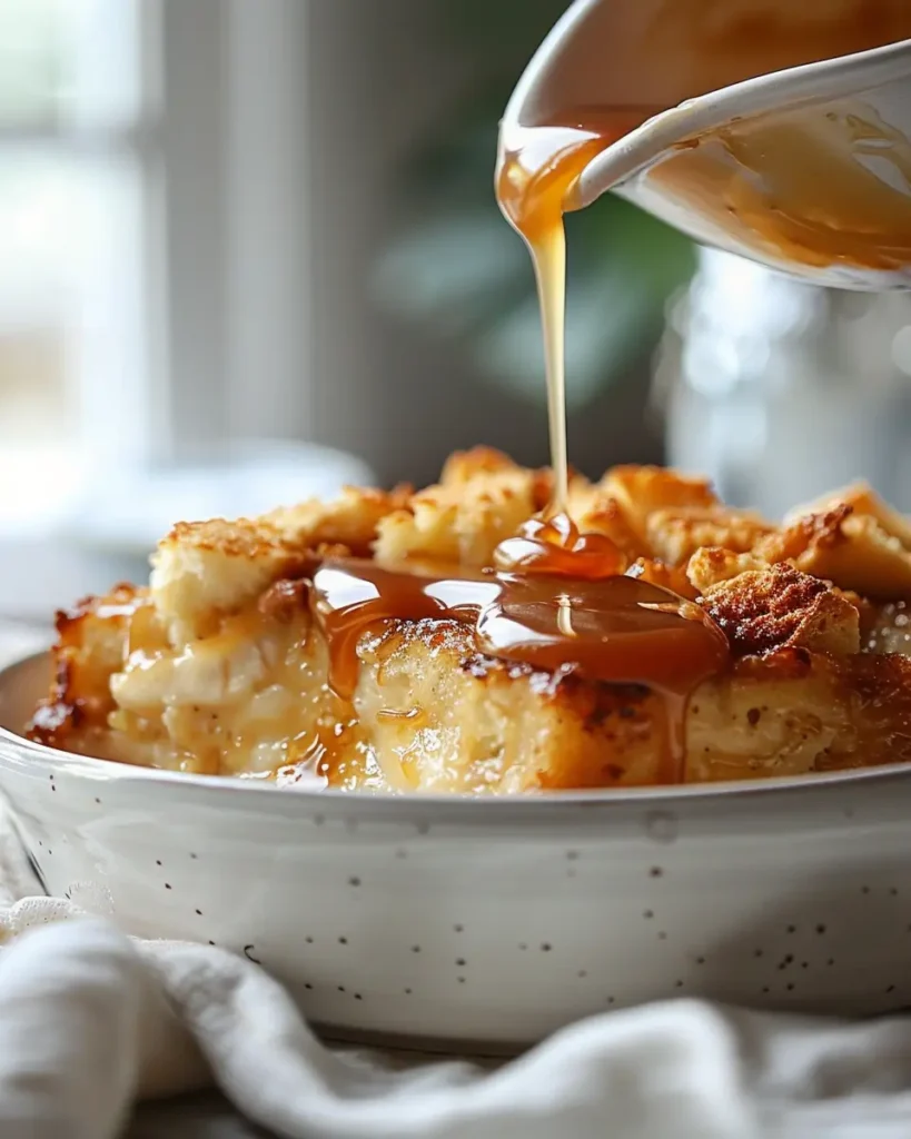 Banana Bread Pudding with Caramel Sauce RECIPE 2 Banana Bread Pudding with Caramel Sauce