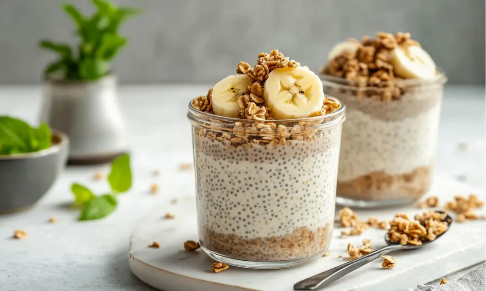 Banana Cream Pie Chia Pudding 1 Banana Cream Pie Chia Pudding