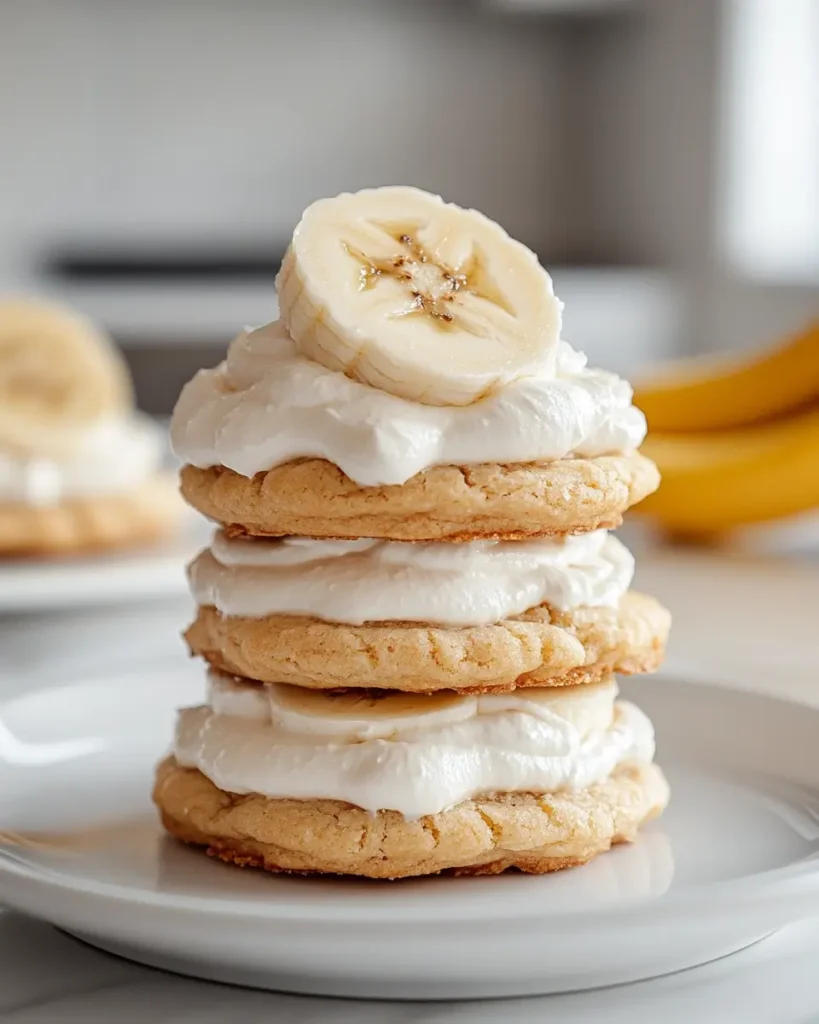 Banana Cream Pie Cookies 2 1 Banana Cream Pie Cookies