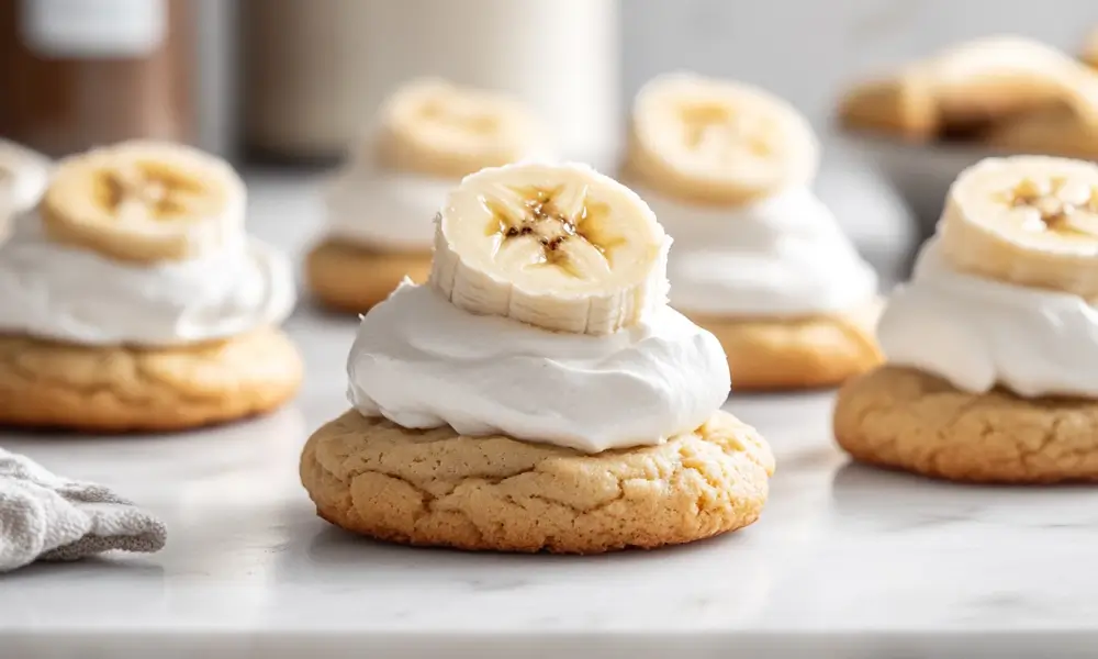Banana Cream Pie Cookies 4 Banana Cream Pie Cookies