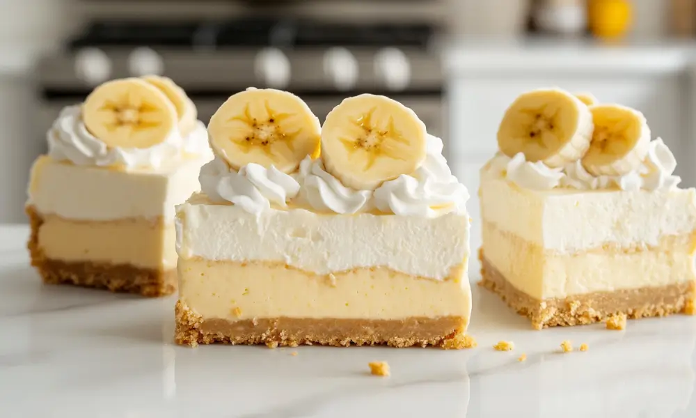 Banana Pudding Cheesecake Bars 1 Banana Pudding Cheesecake Bars
