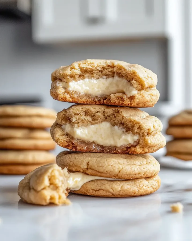 Banana Pudding Cookies with Cheesecake Filling Banana Pudding Cookies with Cheesecake Filling