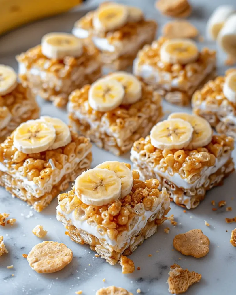 Banana Pudding Rice Krispie Treats 2 Banana Pudding Rice Krispie Treats