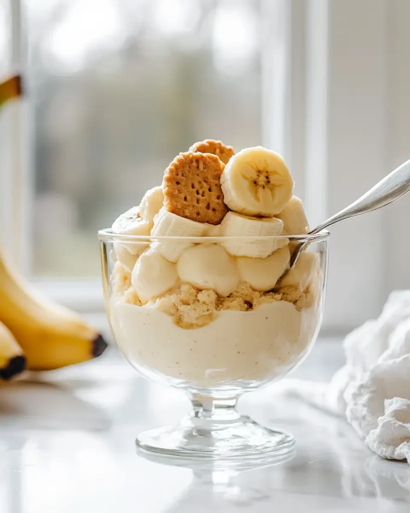 Banana Pudding with Cream Cheese and Chessman Cookies 2 Banana Pudding with Cream Cheese and Chessman Cookies