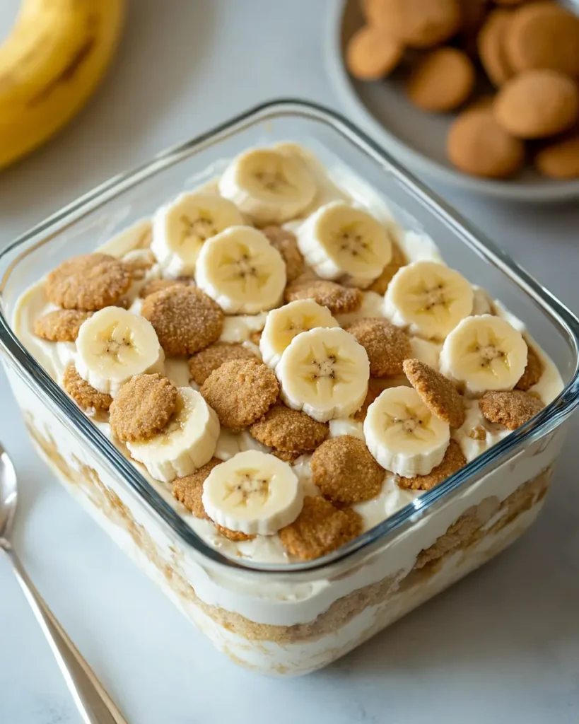 Banana Pudding with Cream Cheese and Chessman Cookies 3 Banana Pudding with Cream Cheese and Chessman Cookies