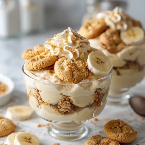 Banana Pudding with Cream Cheese and Chessman Cookies Banana Pudding with Cream Cheese and Chessman Cookies