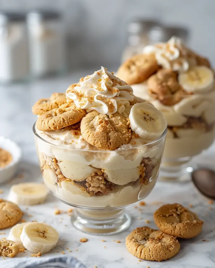 Banana Pudding with Cream Cheese and Chessman Cookies Banana Pudding with Cream Cheese and Chessman Cookies