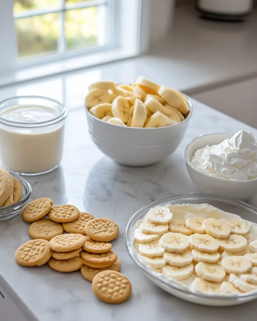 Banana Pudding with Cream Cheese and Chessman Cookies INGREDIENT Banana Pudding with Cream Cheese and Chessman Cookies