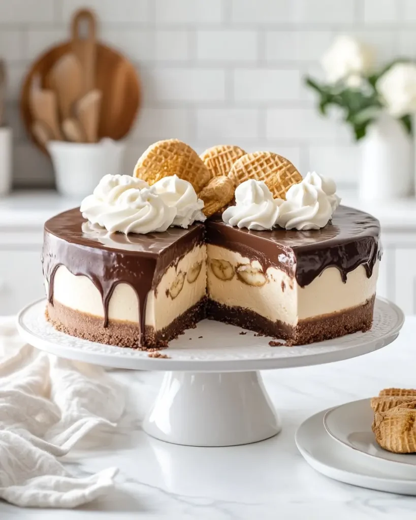 Chocolate Banana Pudding Cheesecake 1 Chocolate Banana Pudding Cheesecake