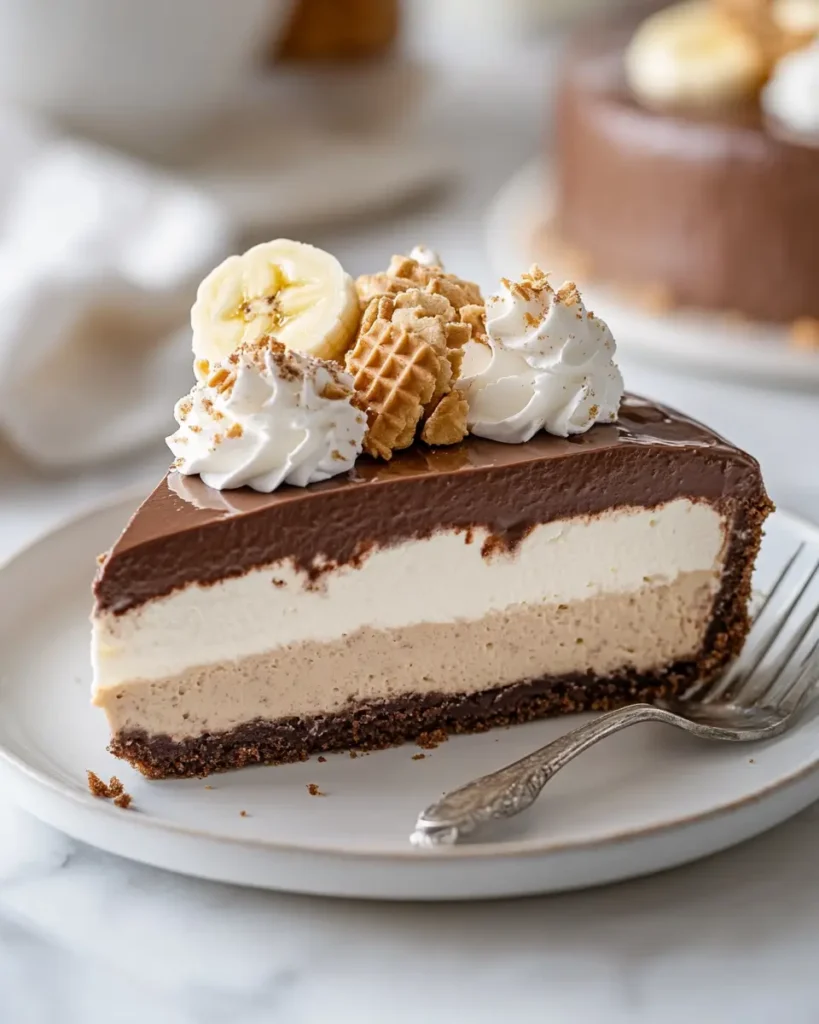 Chocolate Banana Pudding Cheesecake recipe Chocolate Banana Pudding Cheesecake