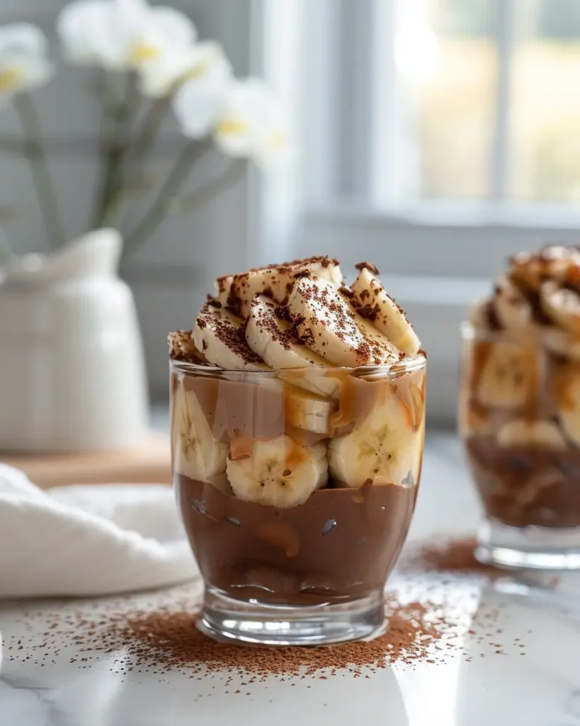 Chocolate Banana Pudding with Roasted Pears Chocolate Banana Pudding with Roasted Pears