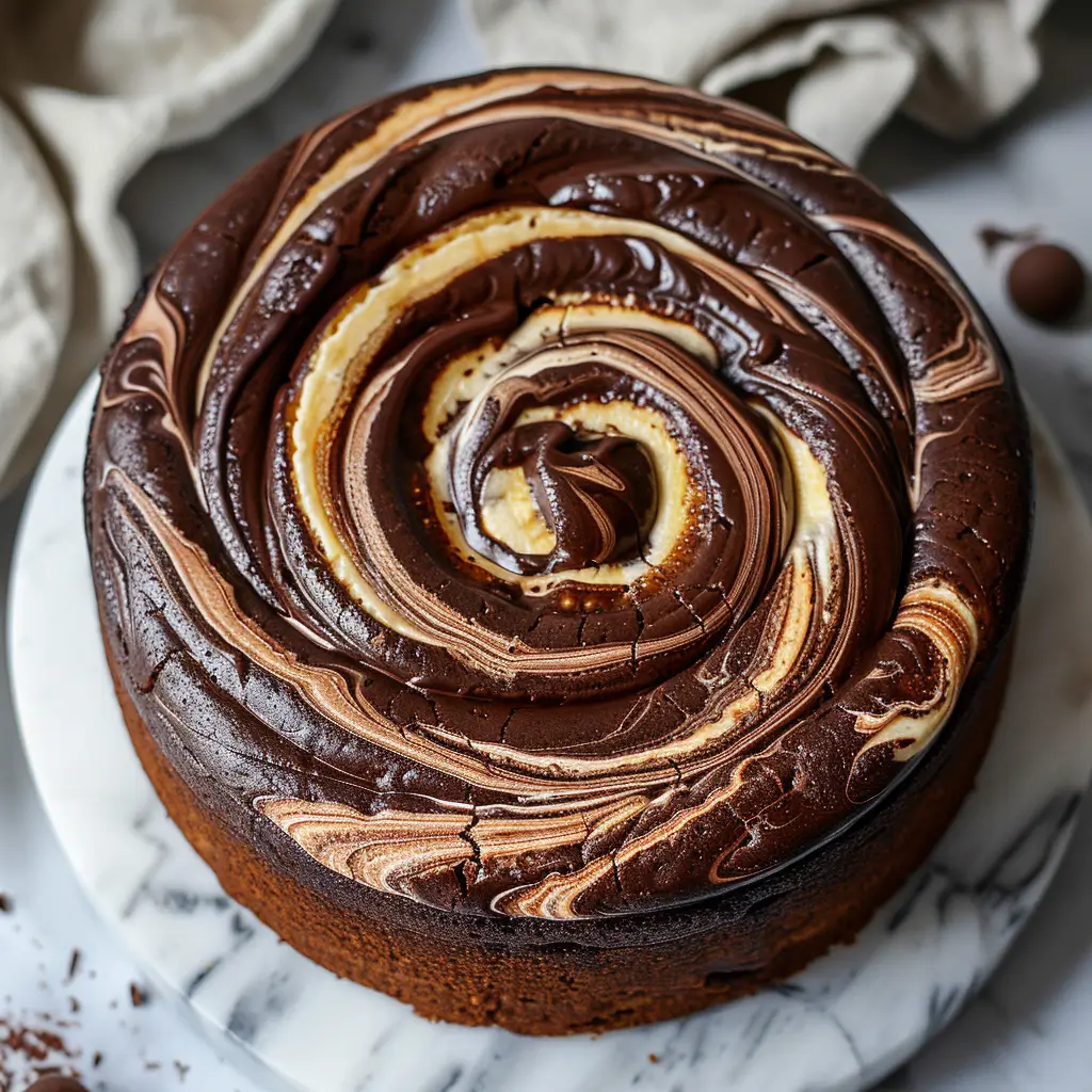 Chocolate Swirl Banana Pudding Cake 2 Chocolate Swirl Banana Pudding Cake