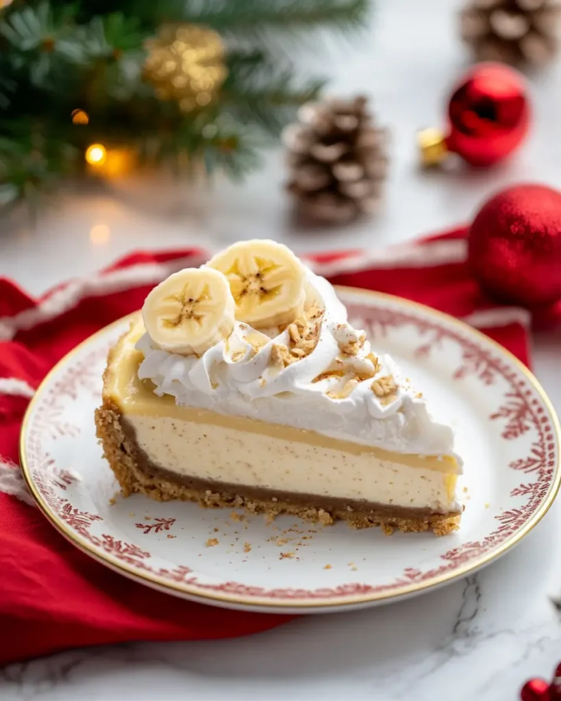 Christmas Banana Pudding Cheesecake 2 Christmas Banana Pudding Cheesecake