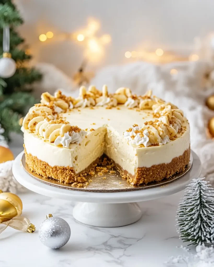 Christmas Banana Pudding Cheesecake Christmas Banana Pudding Cheesecake
