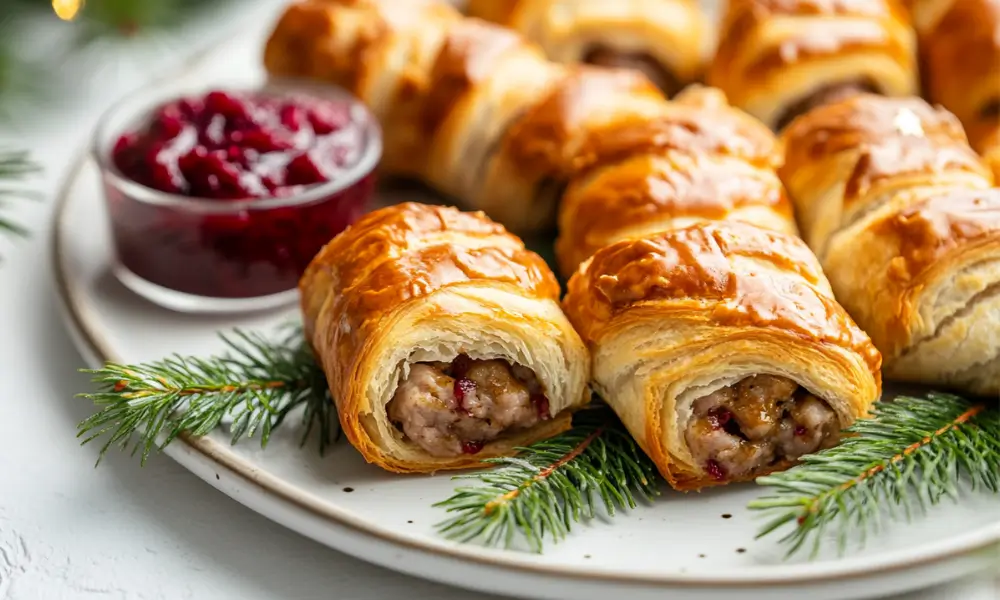 Christmas Sausage Roll 2 Flaky and Festive Christmas Sausage Roll