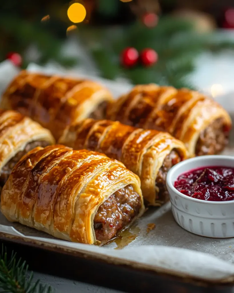 Christmas Sausage Roll RECIPE Flaky and Festive Christmas Sausage Roll