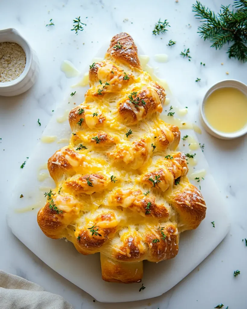 Christmas Tree Bread 1 Cheesy Pull Apart Christmas Tree Bread