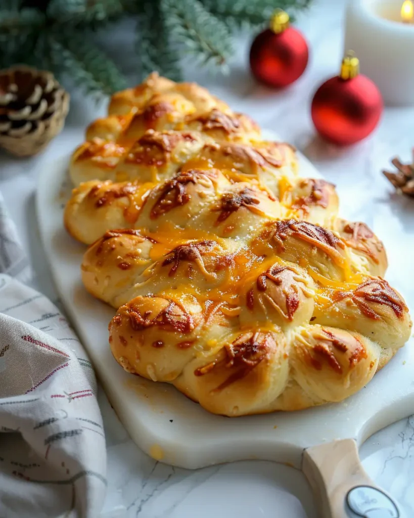 Christmas Tree Bread 2 Cheesy Pull Apart Christmas Tree Bread