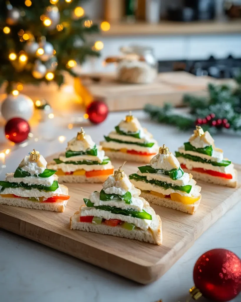 Christmas Tree Sandwiches 2 Christmas Tree Sandwiches