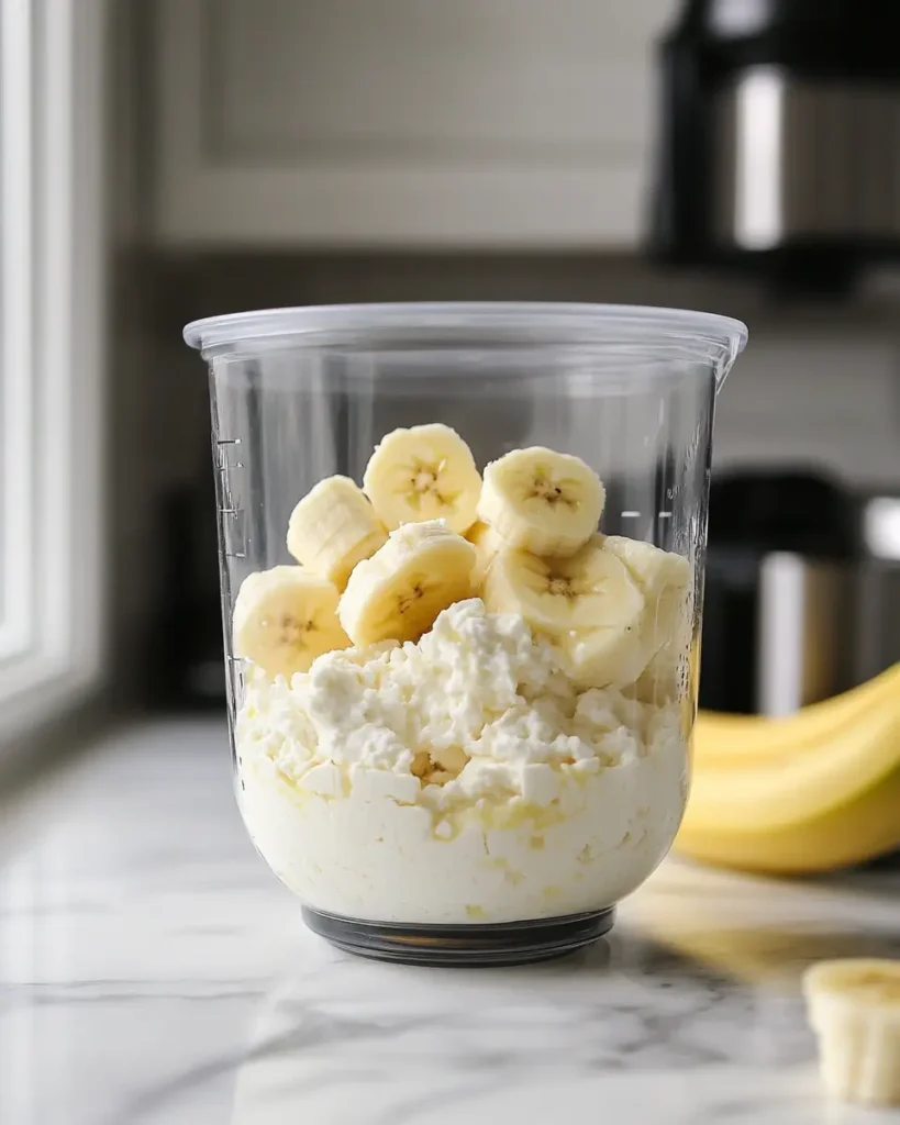 Cottage Cheese Banana Pudding steps Cottage Cheese Banana Pudding - Gluten Free, High Protein