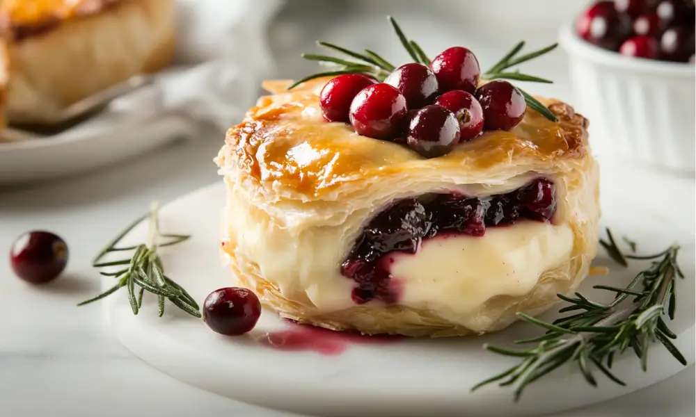 Cranberry Brie Cheese Appetizer 1 Cranberry Brie Cheese Appetizer