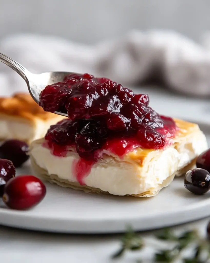 Cranberry Brie Cheese Appetizer recipe Cranberry Brie Cheese Appetizer
