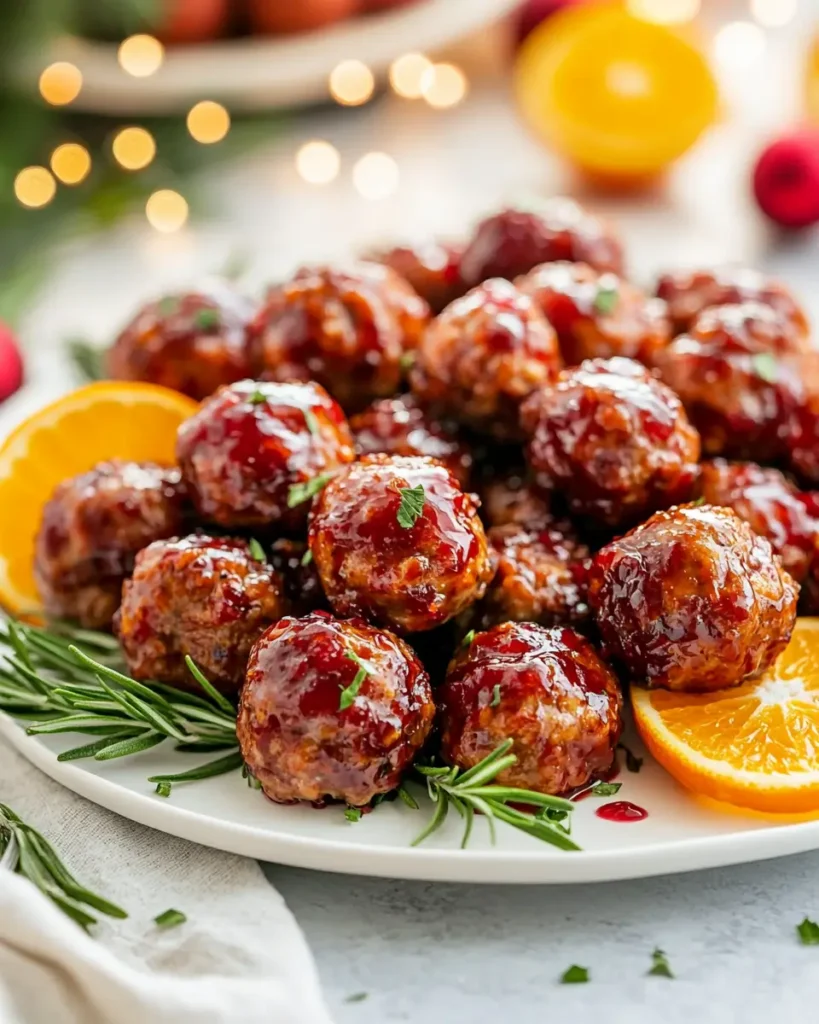 Cranberry Orange Meatballs Cranberry Orange Meatballs