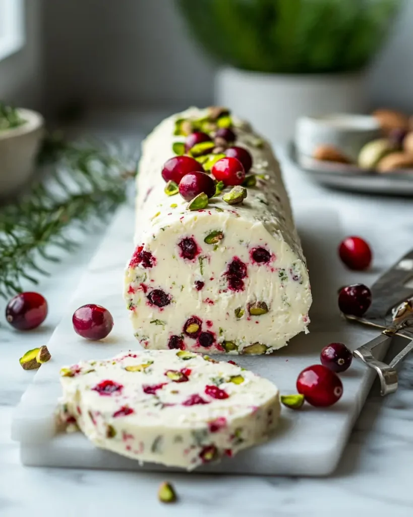 Cranberry Pistachio Cheese Log Cranberry Pistachio Cheese Log
