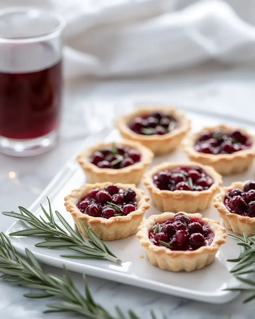 Cranberry and Brie Tartlets 1 Cranberry and Brie Tartlets