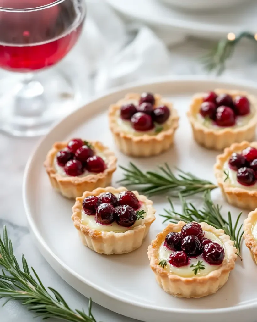 Cranberry and Brie Tartlets 2 1 Cranberry and Brie Tartlets