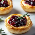 Cranberry and Brie Tartlets 2 Cranberry and Brie Tartlets
