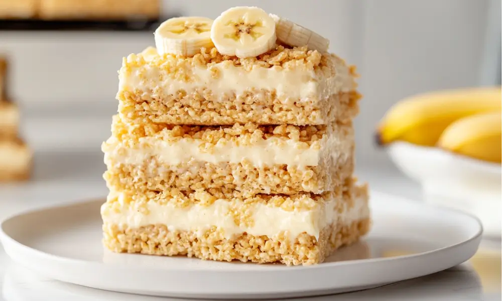 Creamy Banana Pudding Crunch Bars 1 Creamy Banana Pudding Crunch Bars
