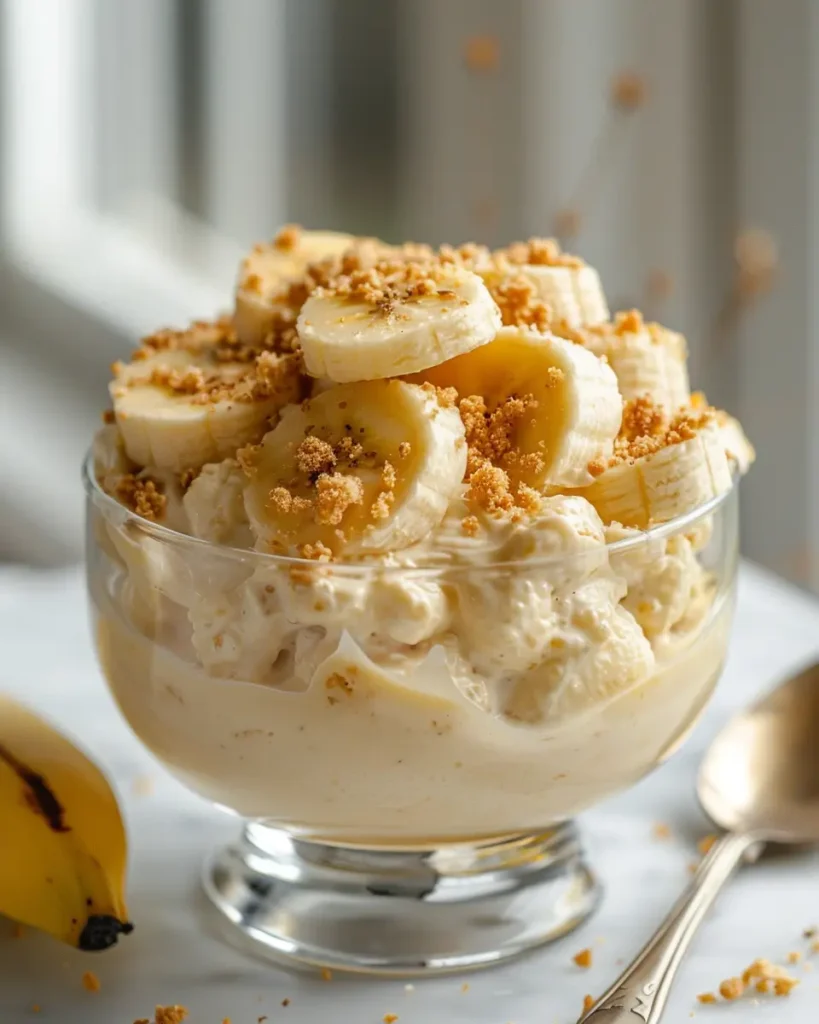 Creamy Cottage Cheese Banana Pudding Creamy Cottage Cheese Banana Pudding