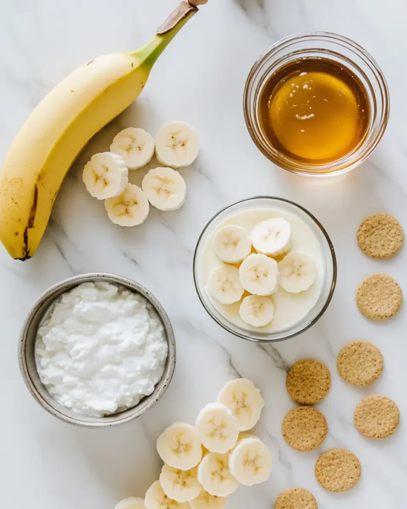 Creamy Cottage Cheese Banana Pudding INGREDIENT Creamy Cottage Cheese Banana Pudding