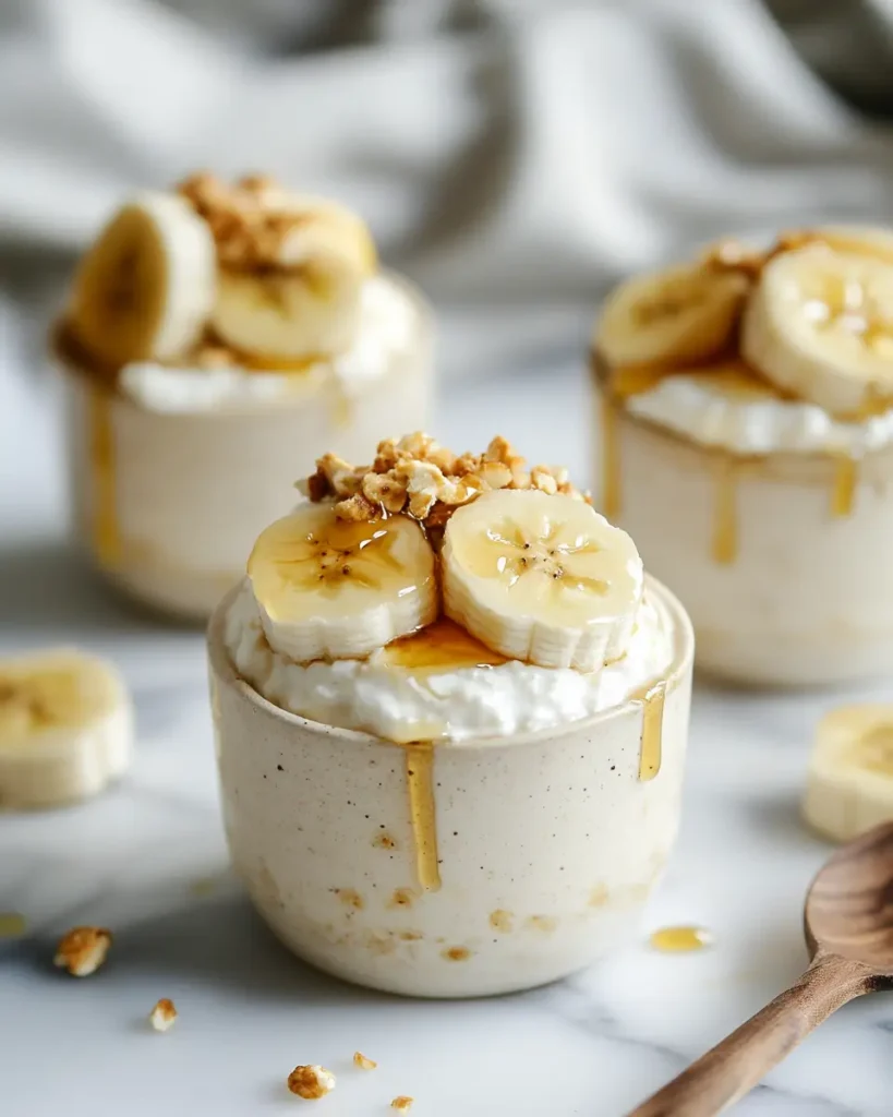 Creamy Cottage Cheese Banana Pudding RECIPE Creamy Cottage Cheese Banana Pudding